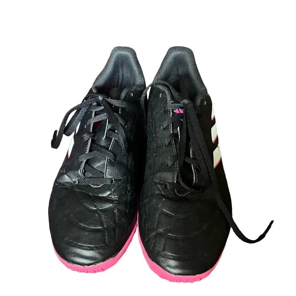 ADIDAS Mens Copa Pure.4 Indoor Football Boots Black Pink White Size US 8.5 FR 42
